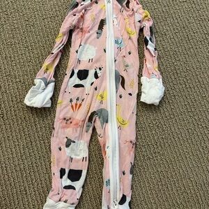 Little Sleepies Pink Animal Print Kids Pajamas